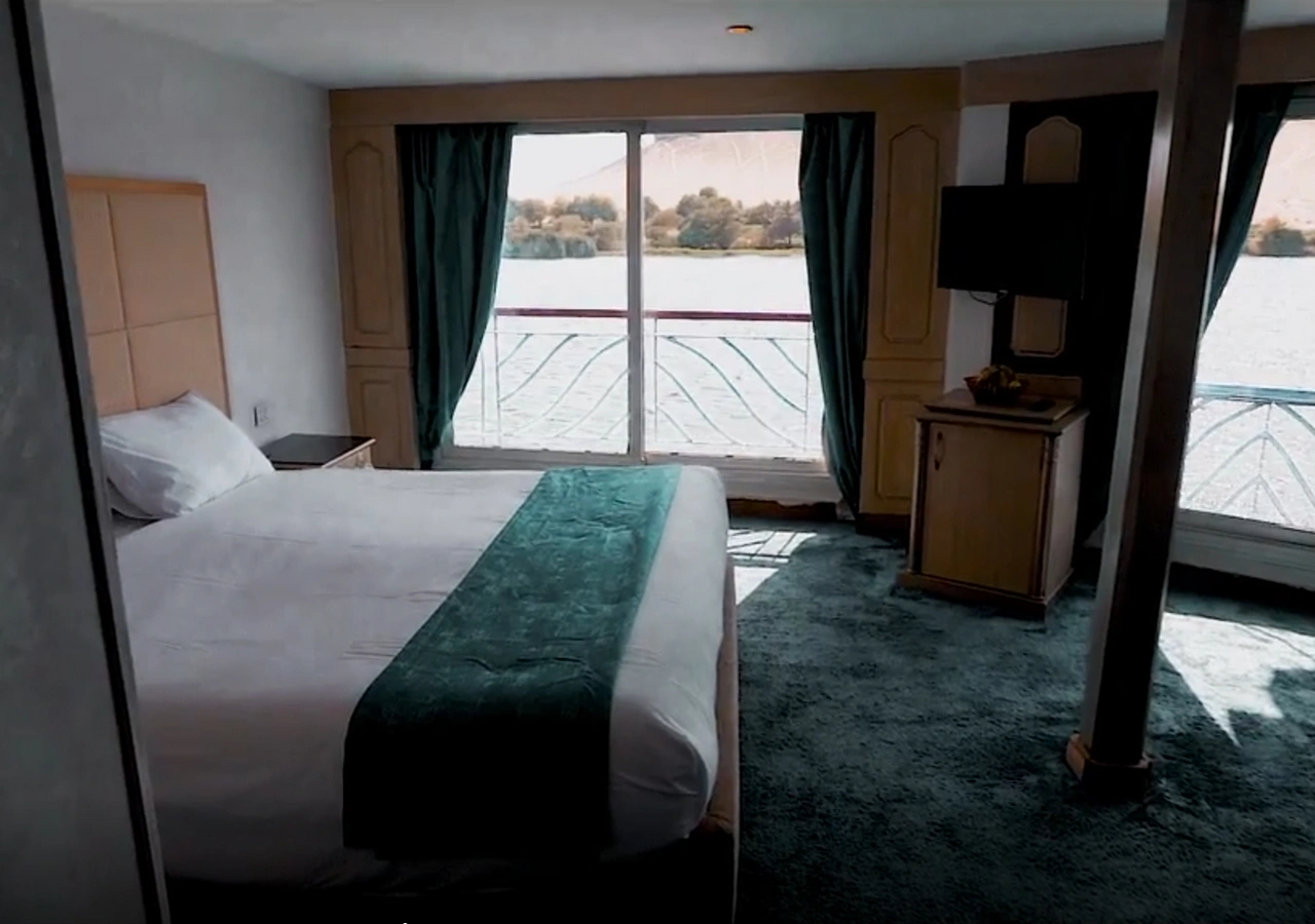 Cabin aboard the MS Stephanie Nile Cruise Nile cruise